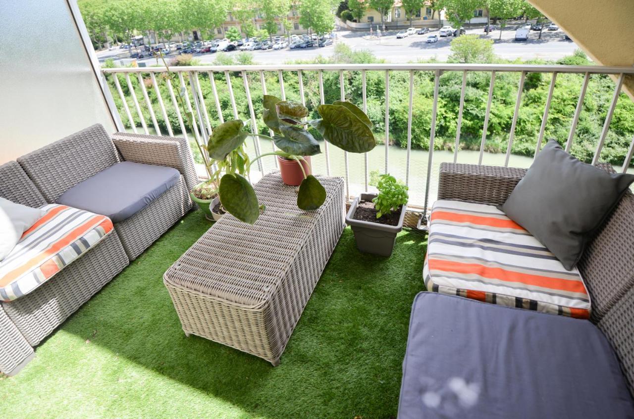 Balcon Sur Canal Lejlighed Carcassonne Eksteriør billede